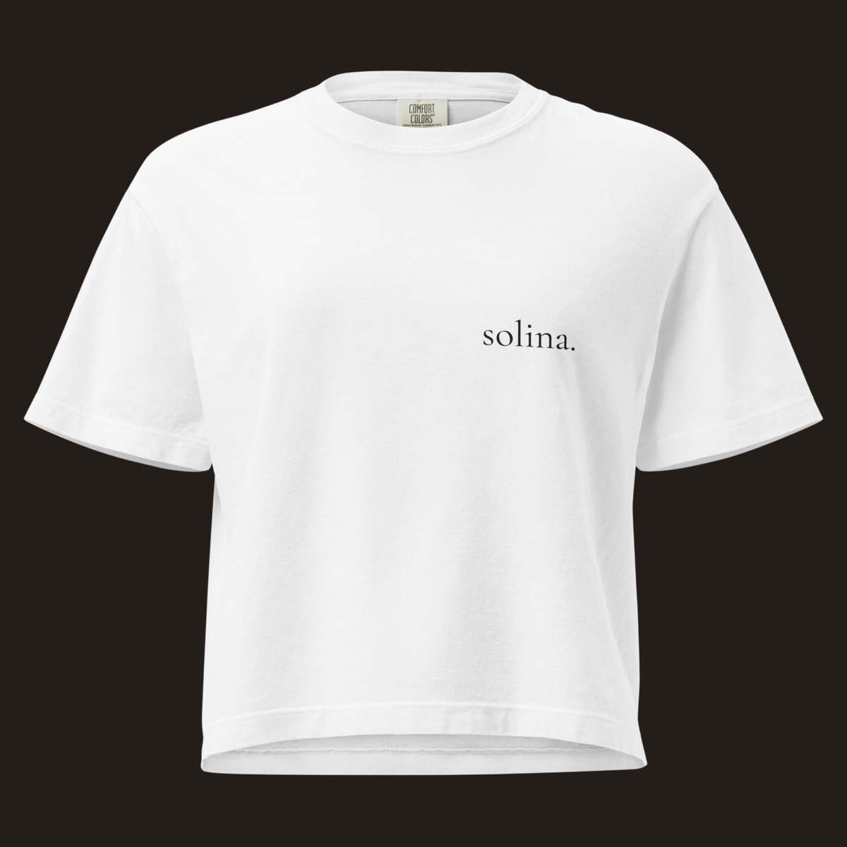 solina. - women's boxy tee