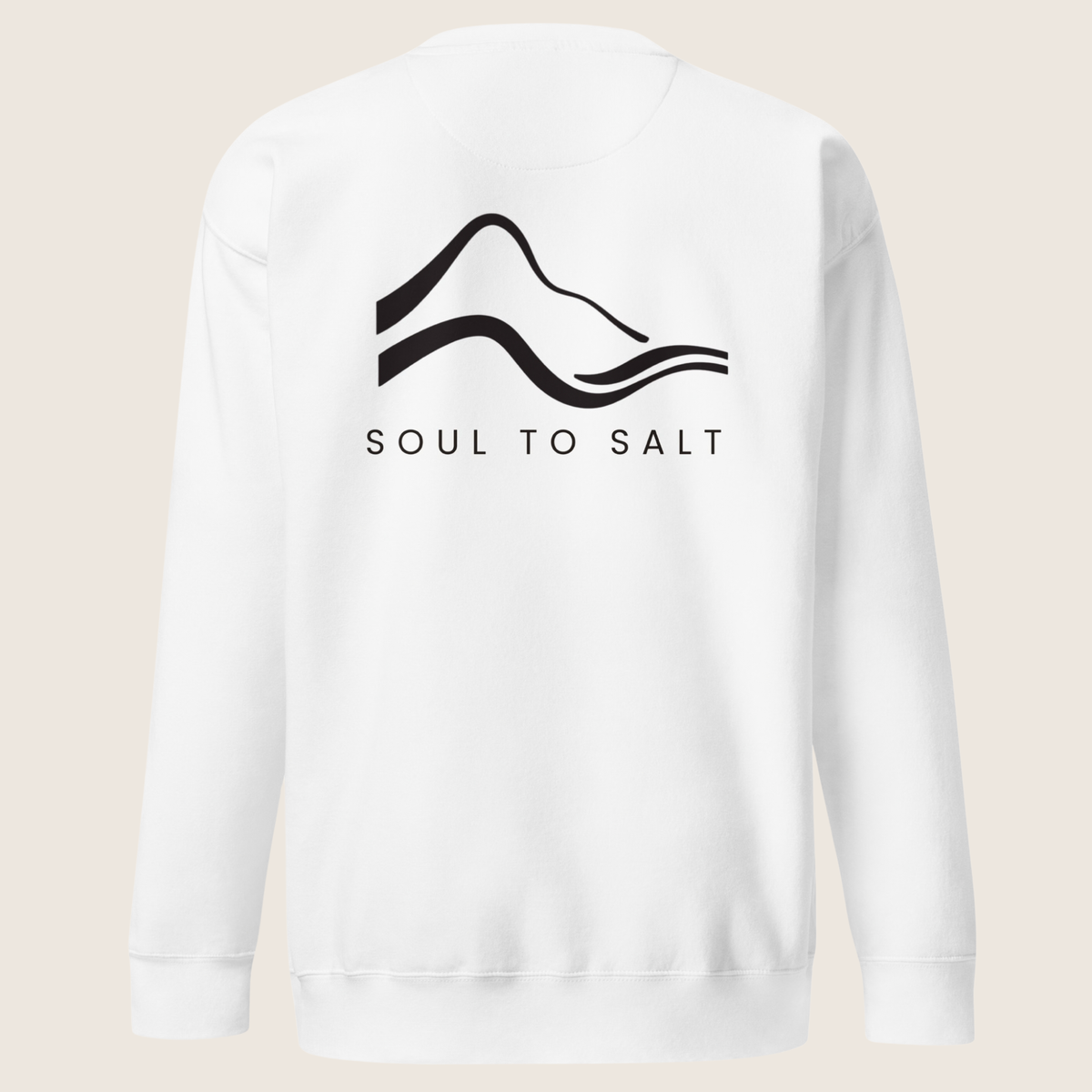 somewhere between — sweatshirt