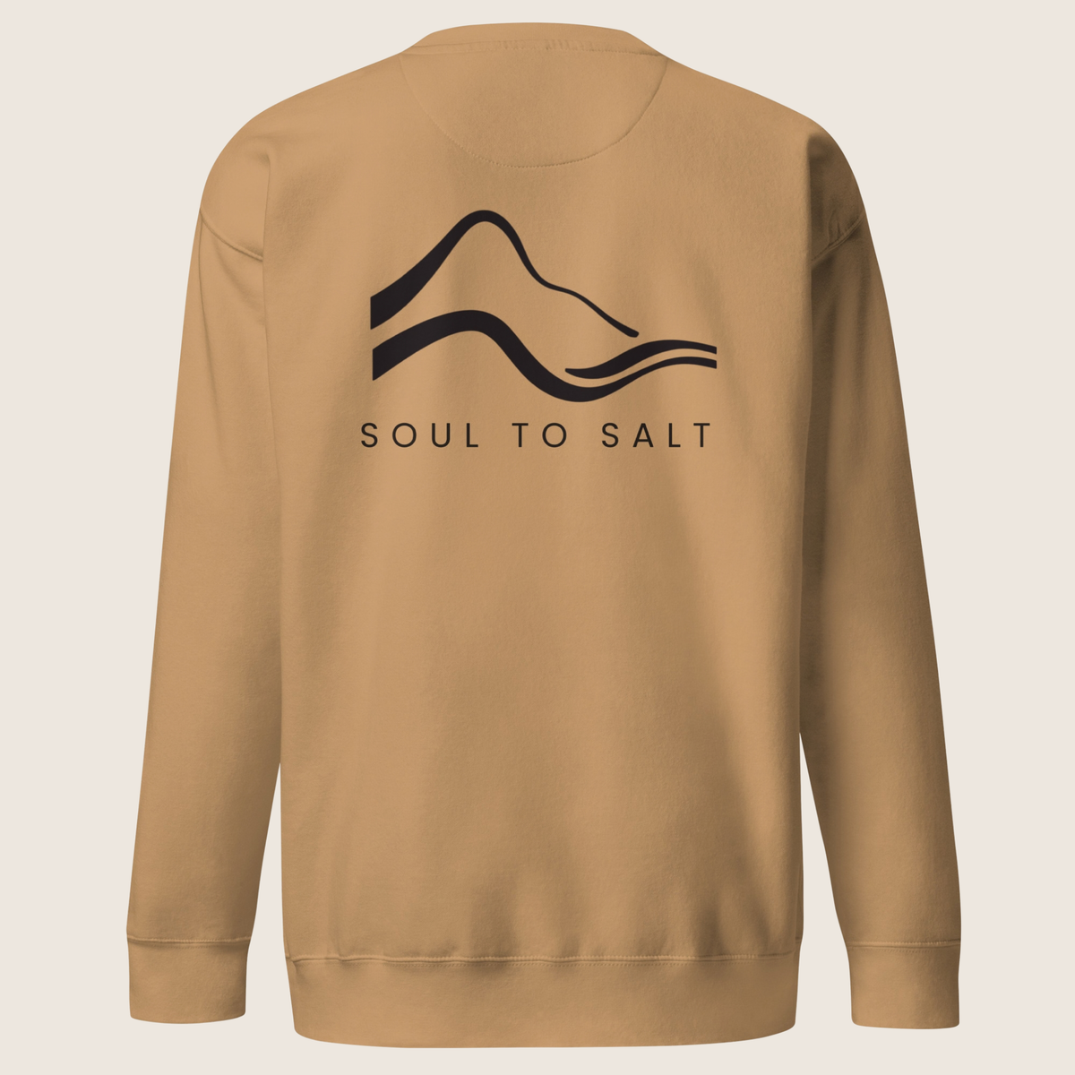 somewhere between — sweatshirt