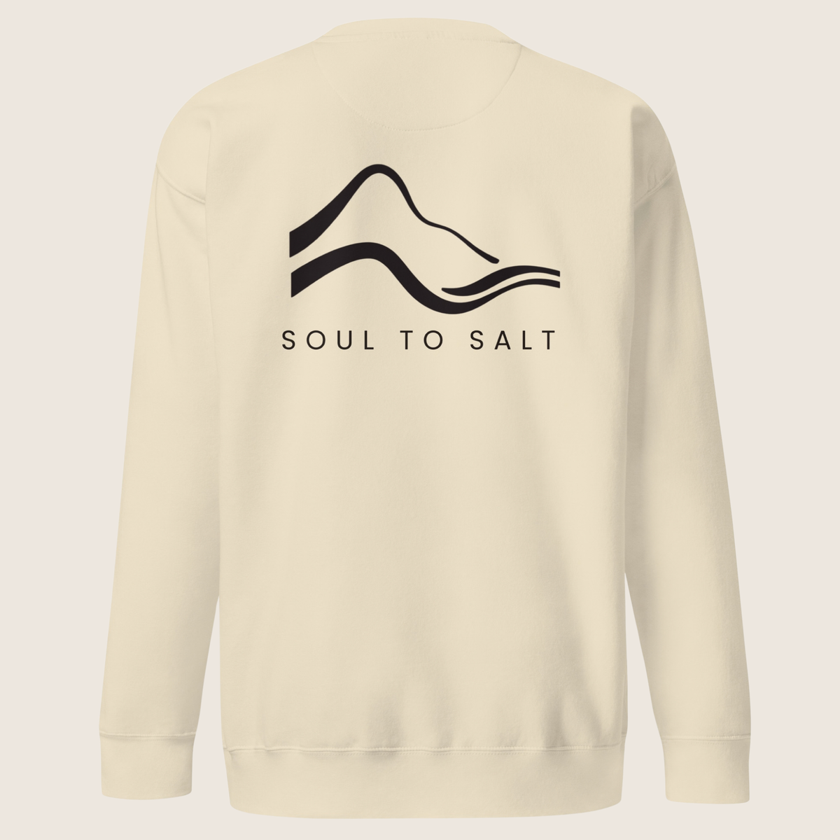 somewhere between — sweatshirt